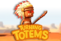 Image of the slot machine game Turning Totems provided by Vibra Gaming