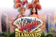 Image of the slot machine game Vegas Diamonds provided by Playtech
