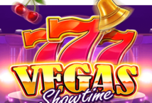 Image of the slot machine game 777 Vegas Showtime provided by Mancala Gaming
