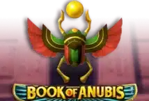 Image of the slot machine game Book of Anubis provided by stakelogic.
