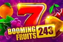 Image of the slot machine game Booming Fruits 243 provided by Wazdan