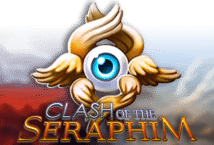 Image of the slot machine game Clash of the Seraphim provided by Blue Guru Games