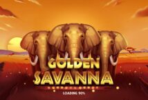 Image of the slot machine game Golden Savanna provided by woohoo-games.