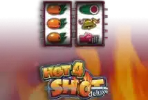 Image of the slot machine game Hot4Shot Deluxe provided by Booming Games