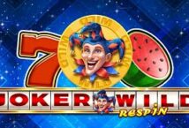 Image of the slot machine game Joker Wild Respin provided by stakelogic.