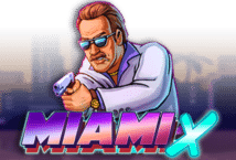 Image of the slot machine game MiamiX provided by Amigo Gaming