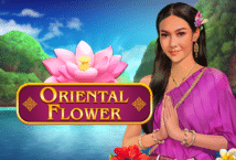 Image of the slot machine game Oriental Flower provided by Dragon Gaming