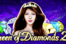 Image of the slot machine game Queen of Diamonds 20 provided by Synot Games