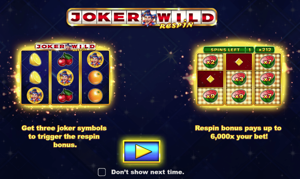 Joker Wild Bonus Features
