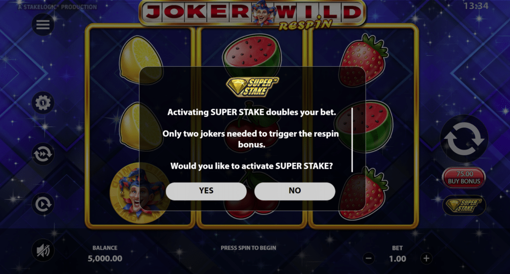 Wild Joker Super Stake