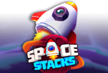 Image of the slot machine game Space Stacks provided by Wazdan