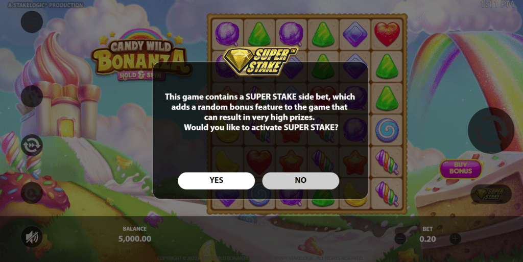 Super Stake Bonus Feature