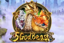 Image of the slot machine game 5 God Beast provided by dragoon-soft.