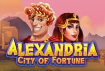 Image of the slot machine game Alexandria City of Fortune provided by Leander Games