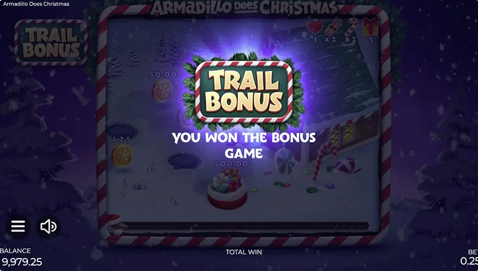 Armadillo Does Christmas Trail Bonuss Trail Bonus
