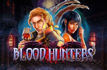Image of the slot machine game Blood Hunters provided by Leander Games