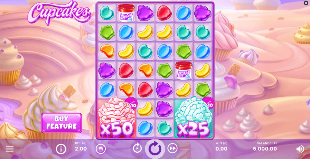 Cupcakes Slot Screen