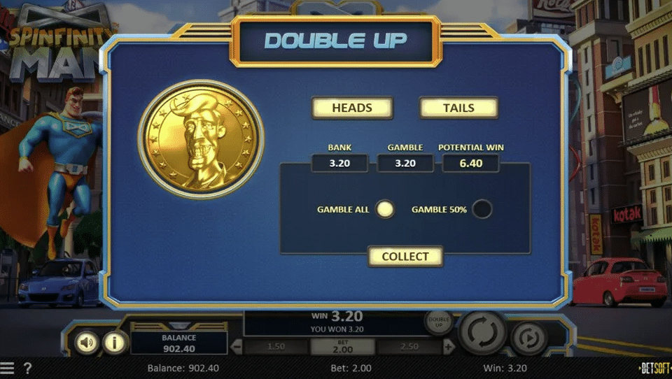Double Up Game Feature