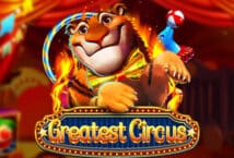Image of the slot machine game Greatest Circus provided by Vibra Gaming