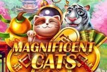 Image of the slot machine game Magnificent Cats provided by Wazdan