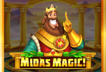 Image of the slot machine game Midas Magic provided by Vibra Gaming
