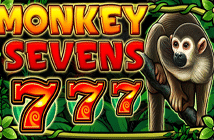 Image of the slot machine game Monkey Sevens provided by Casino Technology