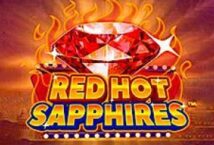 Image of the slot machine game Red Hot Sapphires provided by Infinity Dragon Studios