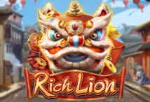 Image of the slot machine game Rich Lion provided by Dragoon Soft