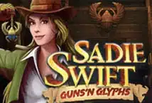 Image of the slot machine game Sadie Swift: Guns’n Glyphs provided by Kalamba Games