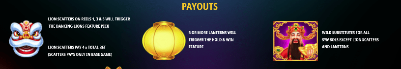 Lantern &Amp; Lions Payouts