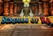 Image of the slot machine game Scrolls of Ra provided by iSoftBet