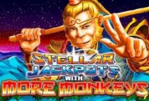 Image of the slot machine game Stellar Jackpots with More Monkeys provided by Lightning Box
