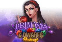 Image of the slot machine game The Princess and Dwarfs Rockways provided by Mascot Gaming