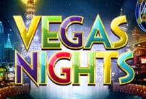 Image of the slot machine game Vegas Nights provided by 5Men Gaming