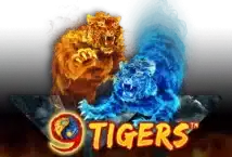 Image of the slot machine game 9 Tigers provided by Wazdan