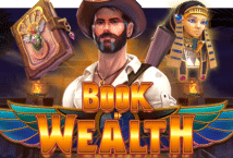 Image of the slot machine game Book of Wealth provided by Mancala Gaming