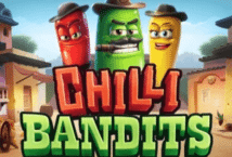 Image of the slot machine game Chilli Bandits provided by Amigo Gaming