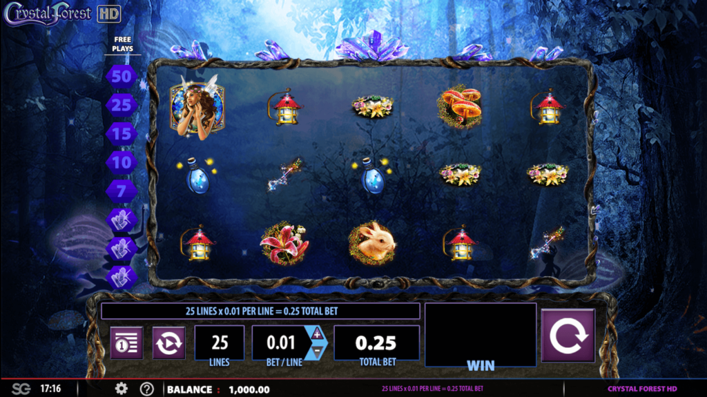 Crystal Forest Slot Screen