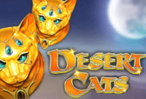 Image of the slot machine game Desert Cats provided by WMS