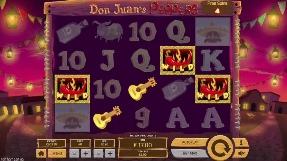 Don Juans Peppers Free Spins