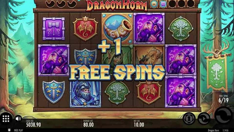 Dragon Horn Free Spins