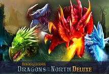 Image of the slot machine game Dragons of the North Deluxe provided by Play'n Go