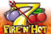Image of the slot machine game Fire’n’Hot provided by Tom Horn Gaming