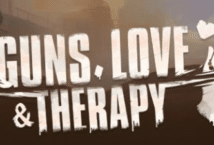 Image of the slot machine game Guns, Love & Therapy provided by TrueLab Games