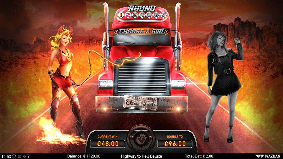 Highway To Hell Gamble Feature