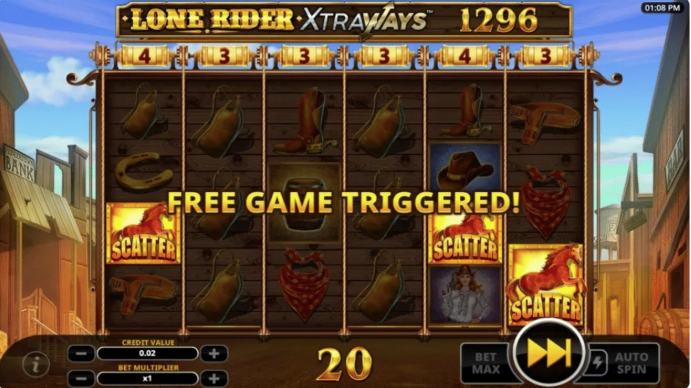 Lone Rider Xtraways Free Spins