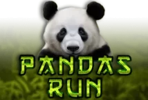 Image of the slot machine game Pandas Run provided by Gluck Games