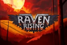 Image of the slot machine game Raven Rising provided by Urgent Games