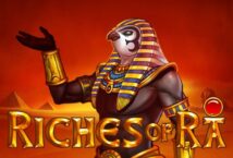 Image of the slot machine game Riches of Ra provided by playn-go.