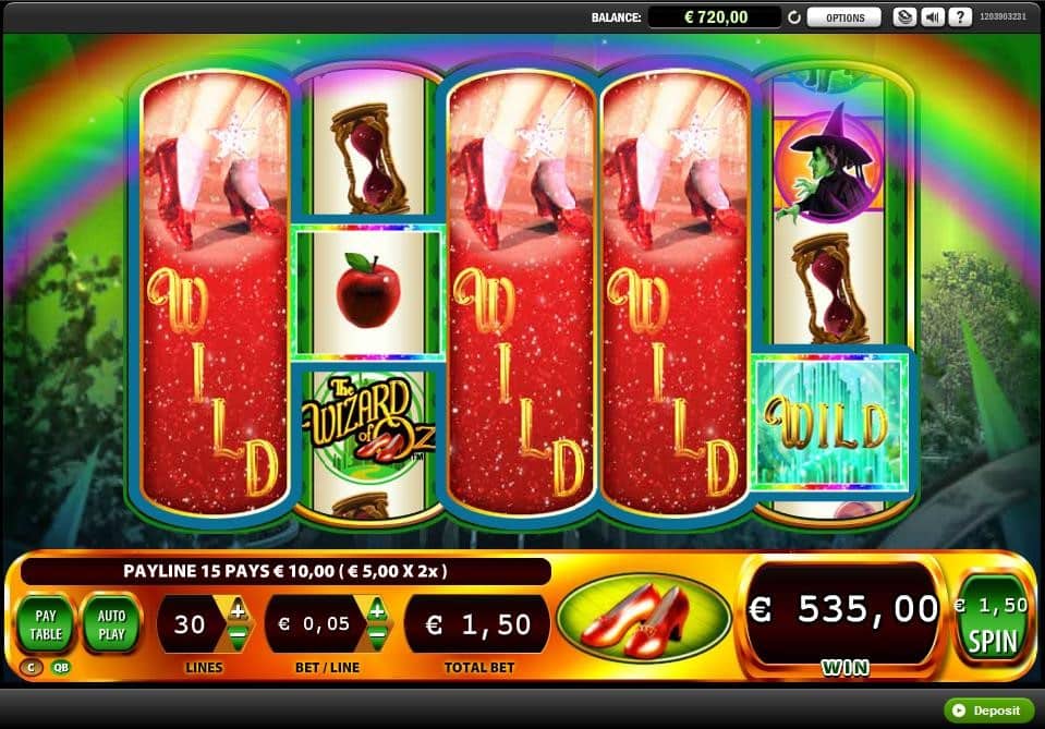 Ruby Slipper Slot Feature